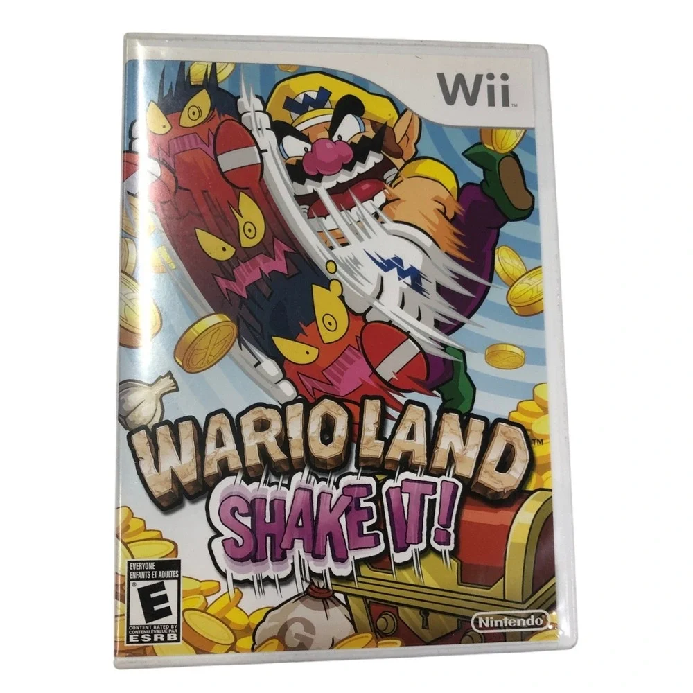 Wario Land Shake It! Nintendo Wii Video Game Complete with Manual RVL-RWLE-USA
